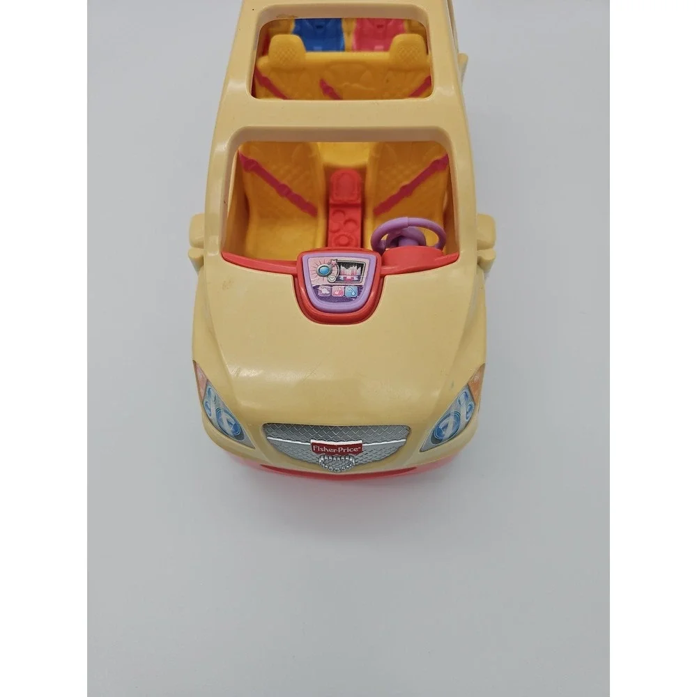 Fisher Price Loving Family Car SUV Minivan By Matel With Seats Music Works 2014